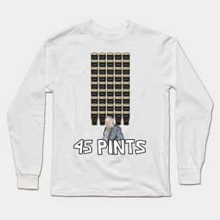 45 Pints Paddy Losty Pintman Long Sleeve T-Shirt